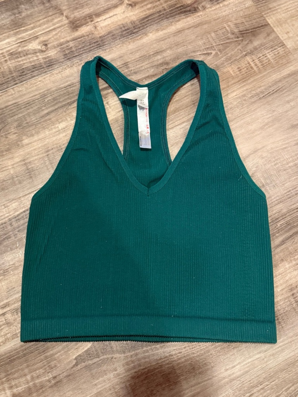 Free People Movement Ribbed Tank In Green